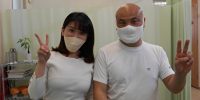 施術を受けてびっくり！ 写真で見ても1回の施術でかなりの変化がありました。